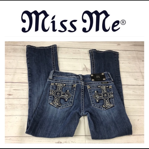 Miss Me Denim - Miss Me Designer Boot Cut Jeans. Sz. 27